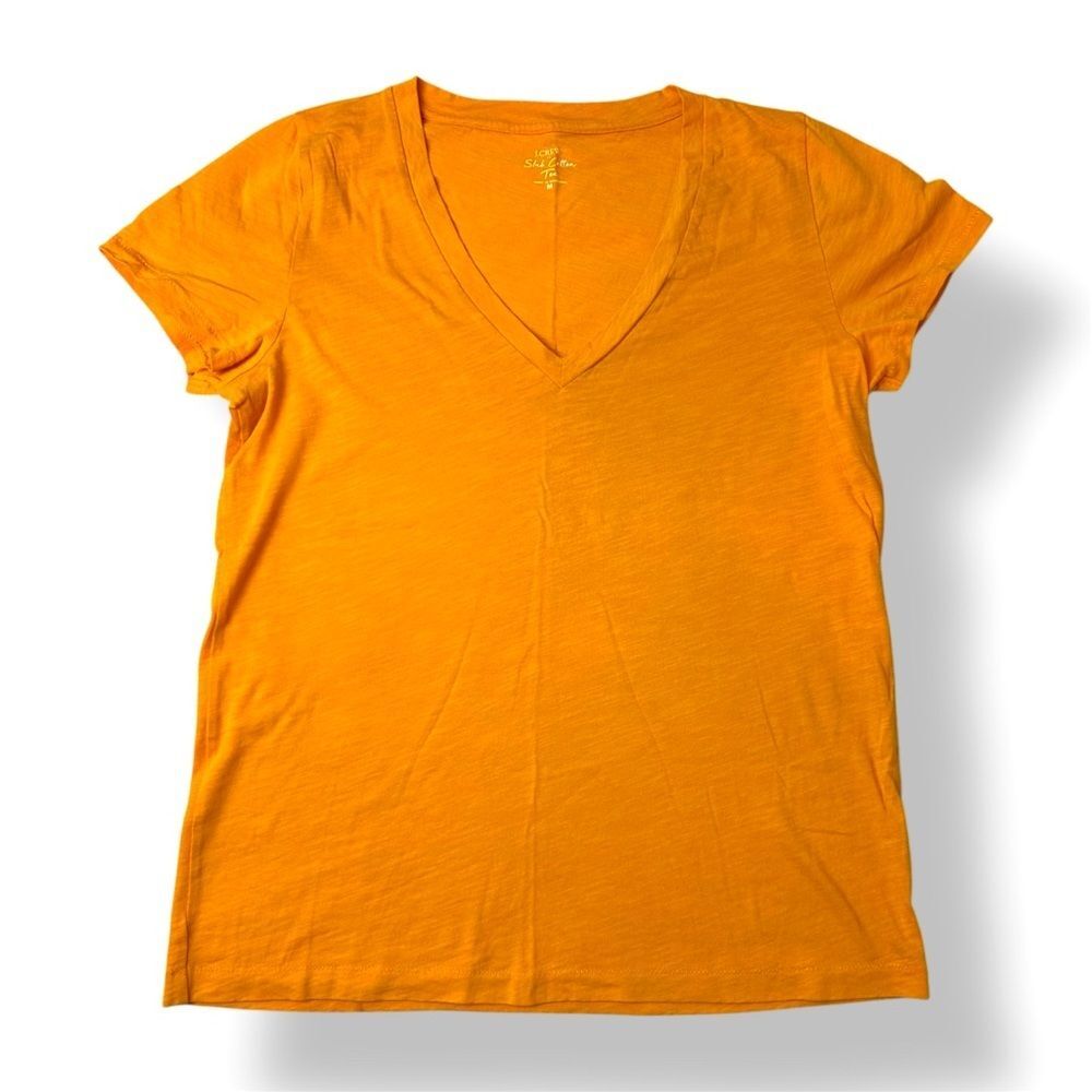 J Crew sz M yellow cotton t shirt